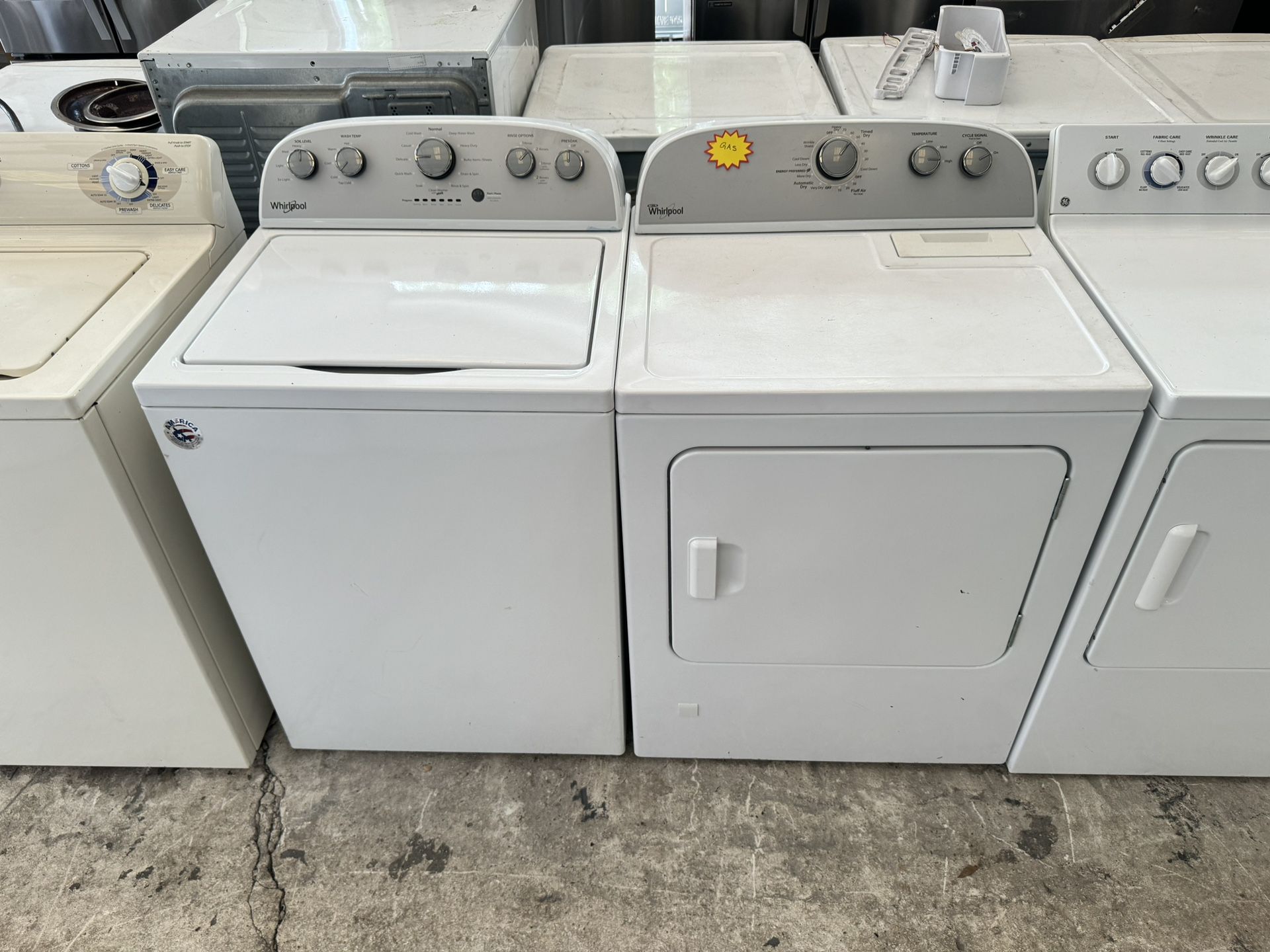 Whirlpool Washer And Dryer Gas Set