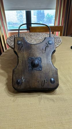Rustic Wood Key Holder