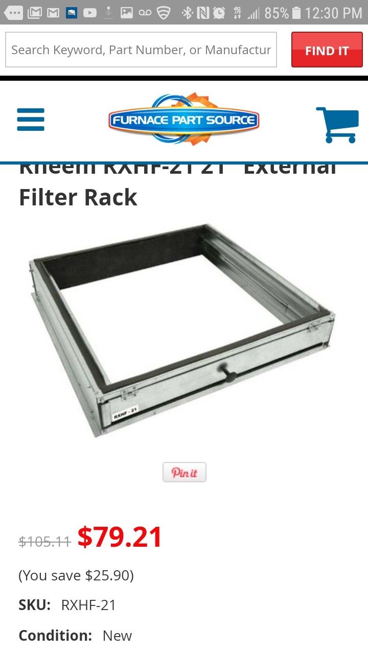 20x25 Filter Rack Filter rack 20 x 25 for Sale in Bloomington, CA - OfferUp