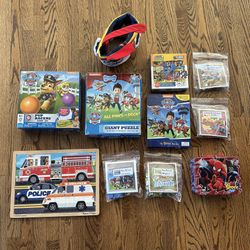 Bundle of Paw Patrol Puzzles, Game and More