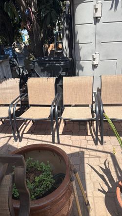 Patio chairs