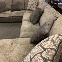 Abalone Sectional $10 Down Payment And Financing Available