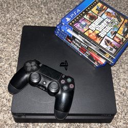 PS4 With 5 Games 