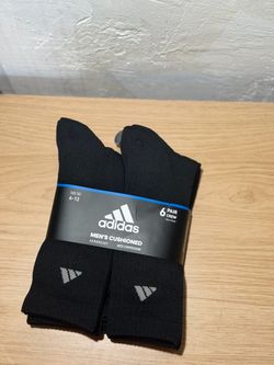 Adidas Men's Cushioned Crew Socks 6-Pack