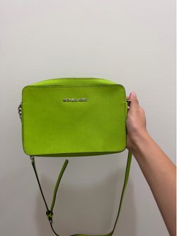 Lime green Michael kors bag