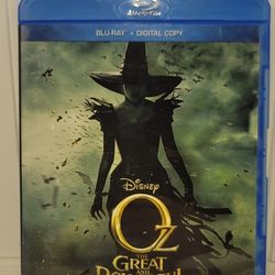 $5 DISNEY BLU RAY MOVIE. OZ THE GREAT AND POWERFUL. BLU RAY ONLY. NO DIGITAL. $5 OR TRADE FOR A MOVIE TITLE I DO NOT ALREADY OWN.