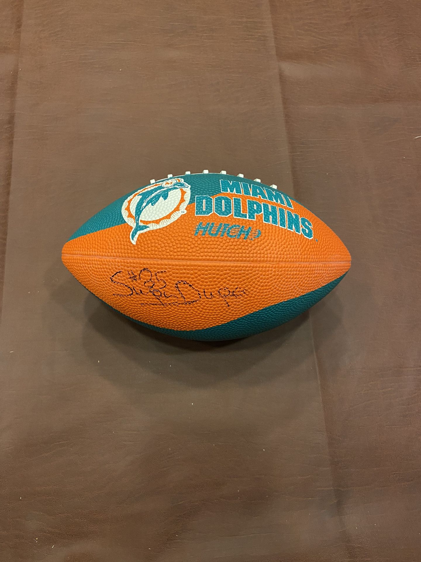 Miami Dolphins Football Signed By Mark Duper