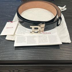 Bally Patent Leather Belt New cut to size