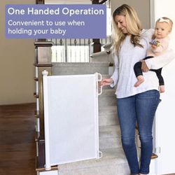 New! Retractable Baby Gate 