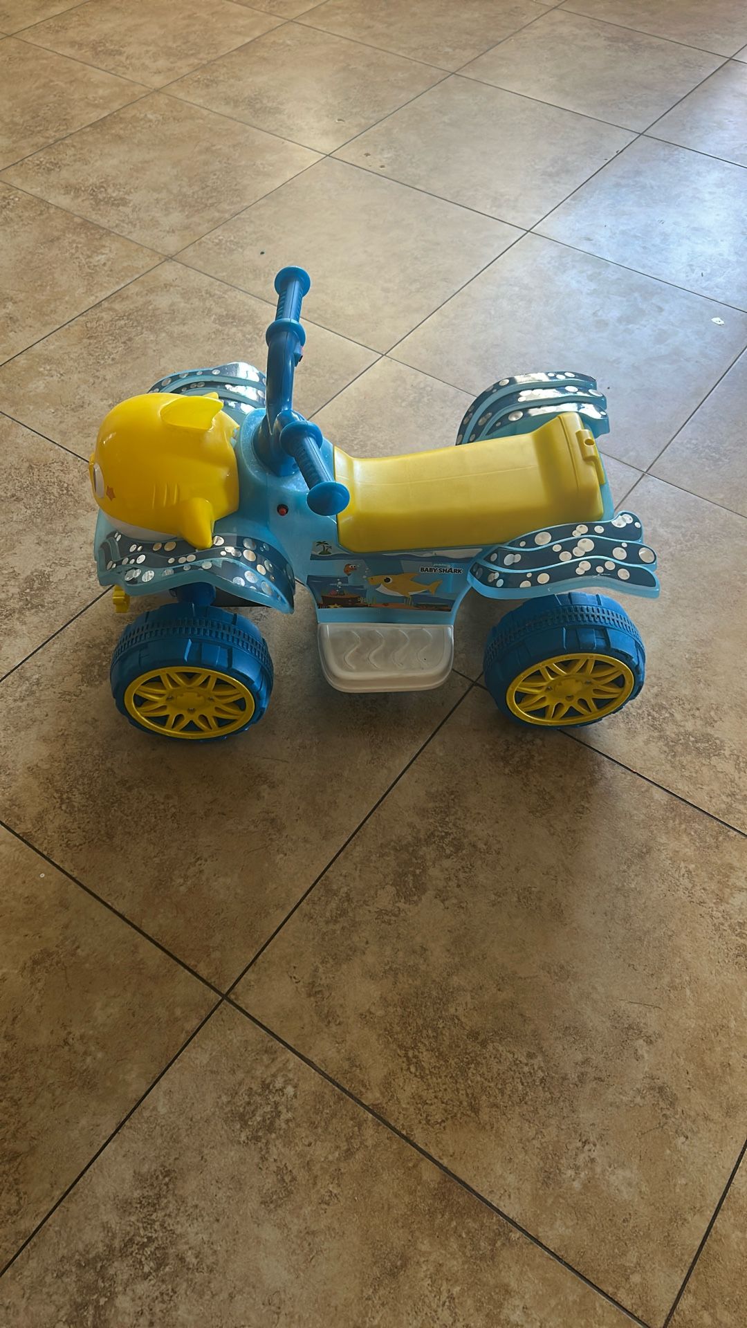 Electric Baby Shark Four Wheeler