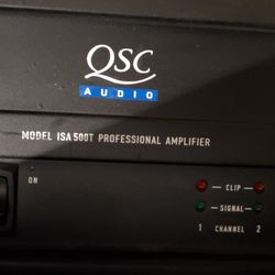 QSC Audio ISA500T Professional Amplifier - $720 (Lodi)


