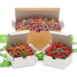 Christmas colored Crinkle cut paper, 10 pounds
