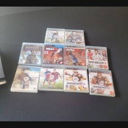 11 PS3 GAMES. . ALL FOR 30 FIRM. Added Batman. Not In Pic.