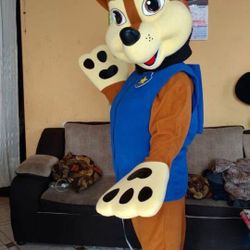 Paw Patrol Chase Adult Mascot Costume / Made By Orders only 