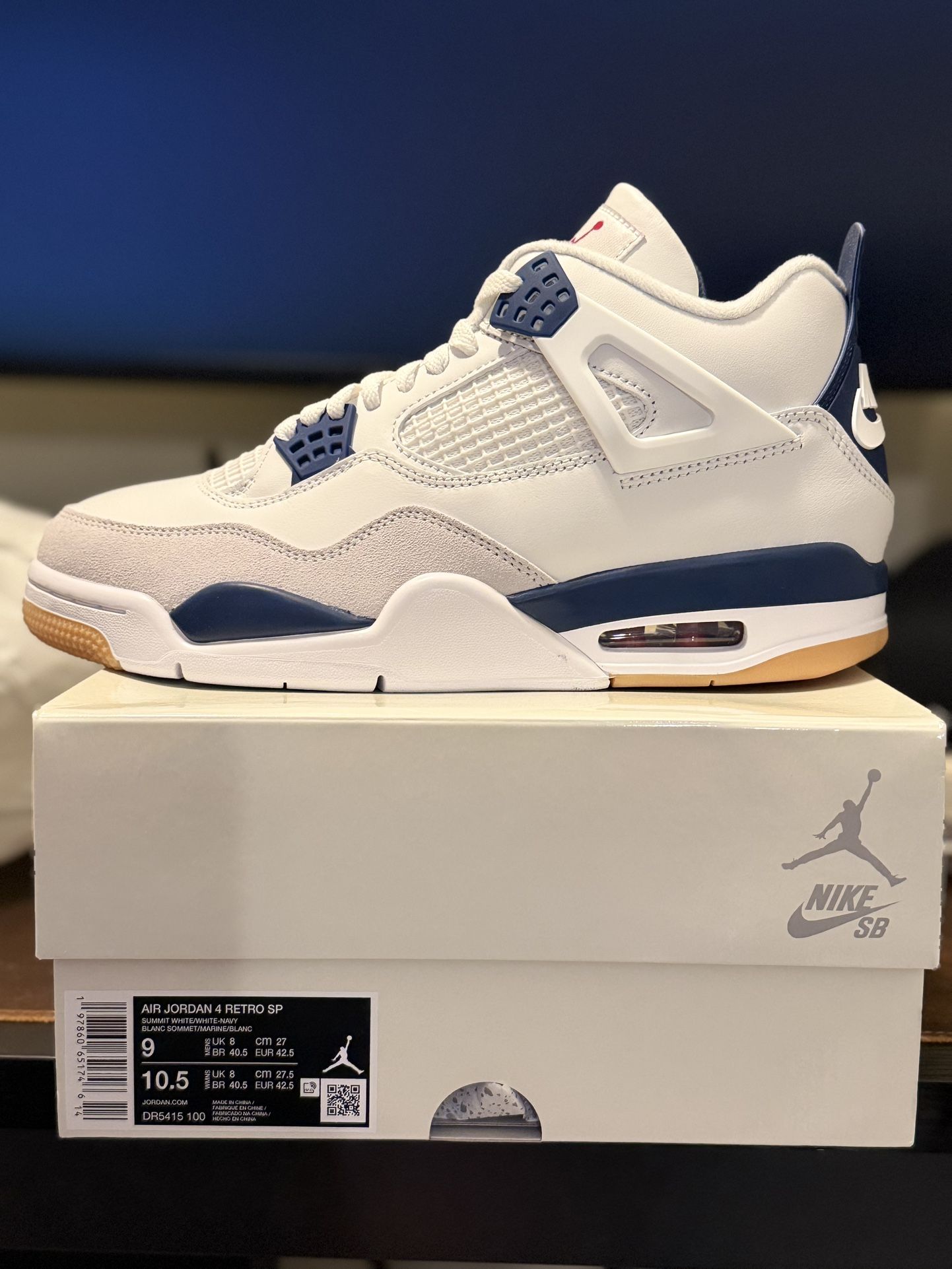 Jordan 4 Retro Sb Navy