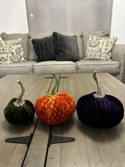 Halloween Pumpkins 3 Pieces Set
