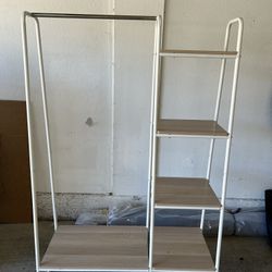 Clothes Rack with Shelves Freestanding  