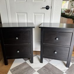 Pair Of IKEA Hemnes Nightstands 