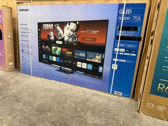75" Qled smart4k ultra HDTV by Samsung Q72DD. Free Wallmount Bracket.