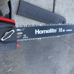 Homelite 16 Inch Electric Chainsaw