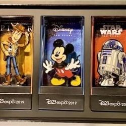 Disney D23 Expo 2019 Figpin Set LE 250