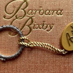 Barbara Bixby Sterling Silver Floral Design Ring