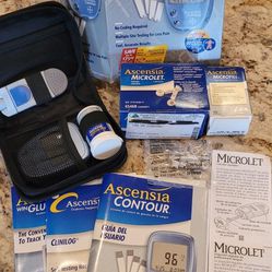 Ascension Contour Blood Glucose Monitoring System + Supplies