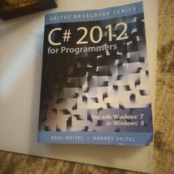 
C# 2012 for Programmers (Deitel Developer)

5th Edition

