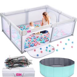 Large Baby Play Pen with Ball Pit
