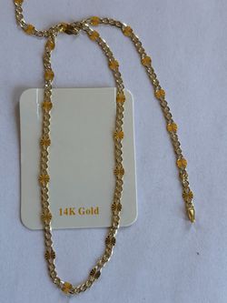 14K Gold Chain Necklace