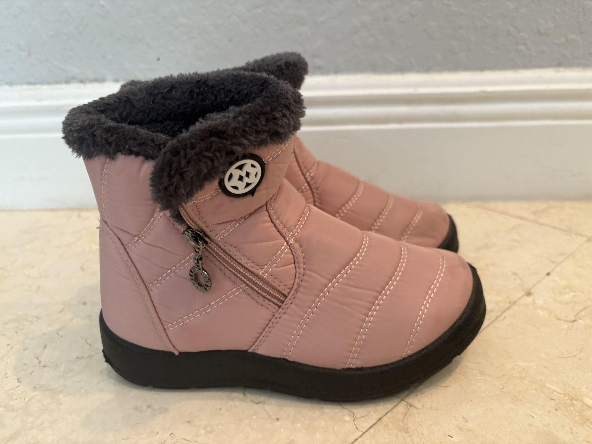 Girls, Pink Snow Boots Size 13