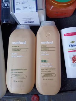 Method Moss + Meadow Men's Body Wash & Shampoo Set