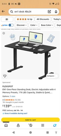 standing desks 2 colors Flexispot