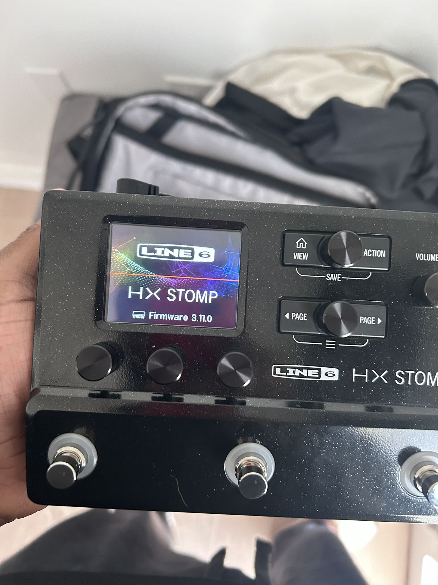 Line 6 HX Stomp Guitar Multi-effects Floor Processor - Black