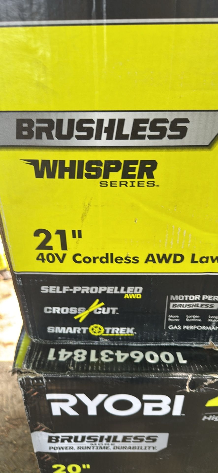 Ryobi 40 V Lawn Mower With 2 Batteries