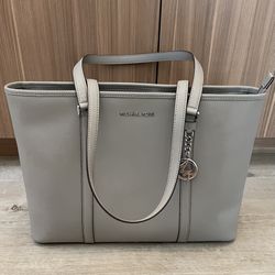 Michael Kors Sady Ash Gray Tote Purse Handbag