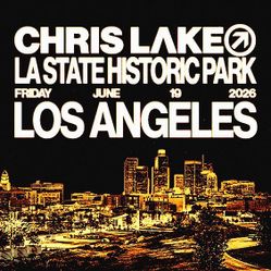 CHRIS LAKE FRIDAY TICKETS