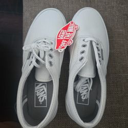 Vans Authentic White Skate Shoes