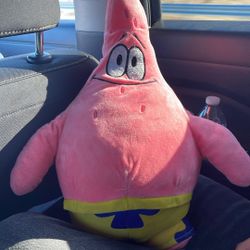 Patrick Star stuffed plushie.