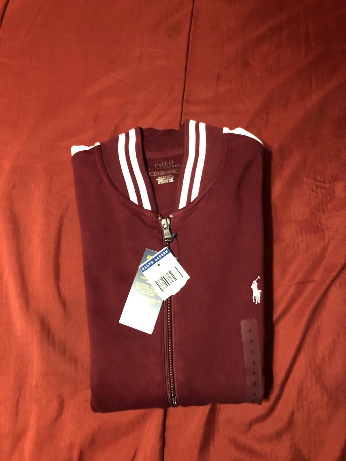 Mens Burgandy Ralph Lauren Polo Jacket