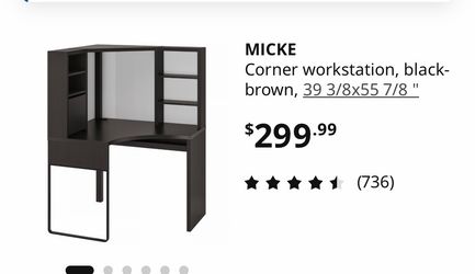 IKEA corner desk