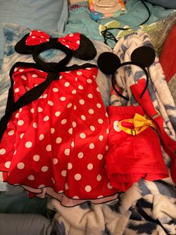 Adult women’s costume, infant costume