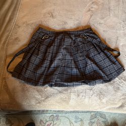 Hot Topic Skirt With Suspenders