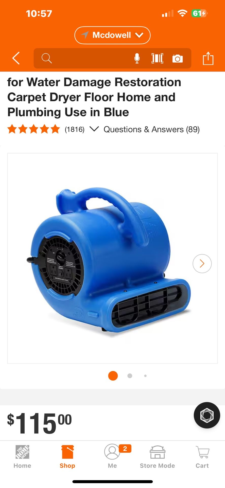 Floor Blower