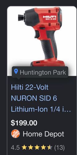 Hilti impact drill