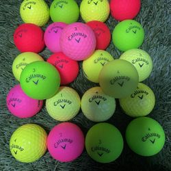 23 Colored Callaways Golf ⛳️ Balls 