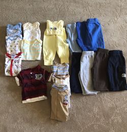 BABY BOY CLOTHING (6-9 MONTHS)!