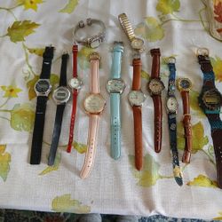 Lady's watches, all different brands 