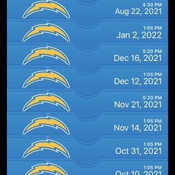 Los Angeles Charger Tickets For Sale!!! 