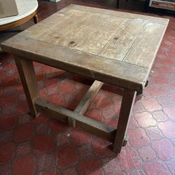 Solid Wood End Table